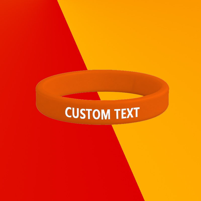 200pc Custom Silicone Wristbands, Thirteen Colors